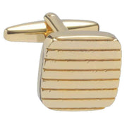david-van-hagen-square-edged-cufflinks---gold-34498341