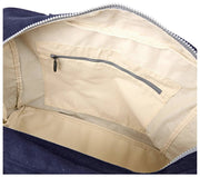 Sac fourre-tout moyen en toile de coton Roka Sloane - Bleu marine