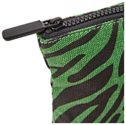 Roka Maida Vale Medium Cotton Canvas Pouch - Artichoke Green