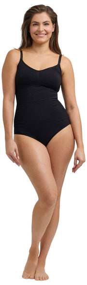 Falke Smart Support Slip Gainant Taille Haute - Noir