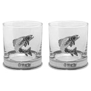 english-pewter-company-11oz-double-trout-tumbler-set---silver-34391665