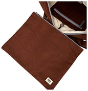 Grand sac bébé en toile de coton Roka Somerset - Lindt Brown