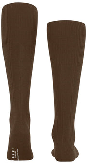 Falke Lhasa Rib Knee High Socks - Cappucino Brown
