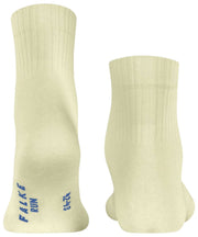Falke Run Rib Short Socks - Tender Yel Beige