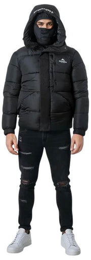 Helvetica Mountain Pioneers Parka à capuche Barnes - Noir