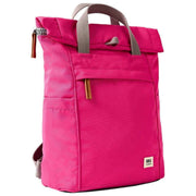 roka-finchley-a-small-recycled-canvas-backpack---granita-red-35910328