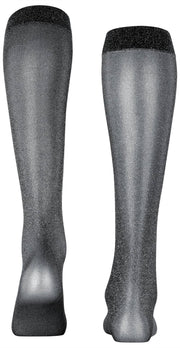 Falke Glitter 30 Denier Chaussettes Hautes - Noir/Argent