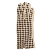 dents-touchscreen-dogtooth-design-gloves---natural-34477569