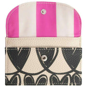 caroline-gardner-mono-linked-hearts-card-holder-coin-purse---blackcream-35904003