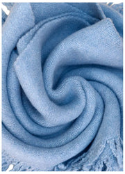 Écharpe douillette Powder Emily - Bleu denim