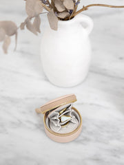 Boîte à bijoux de voyage Stackers Oyster - Blush/Or