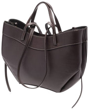 Elie Beaumont Origami Tote Bag - Dark Chocolate Brown