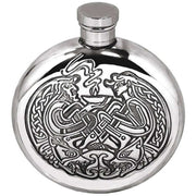english-pewter-company-6oz-round-celtic-flask---silver-34473062