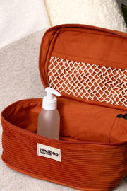 Hindbag Gaspard Vanity Bag - Velours Brique Orange