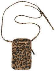 Hindbag Bill Phone Bag - Léopard Cannelle Marron