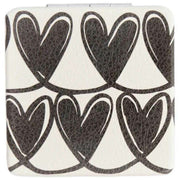 caroline-gardner-mono-linked-hearts-square-pocket-mirror---creamblack-35904040