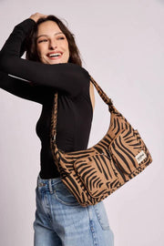 Hindbag Emile Multi Pocket Shoulder Bag - Cinnamon Tiger Brown