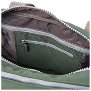Roka Gatwick Small Recycled Canvas Duffle Bag - Thunderstorm Green