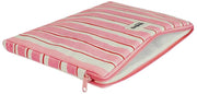 Hindbag Ava Small Housse pour ordinateur portable 13 pouces - Rayures rouges/roses