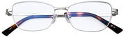 MessyWeekend Meryl Blue Light Reading Glasses - Clear/Silver