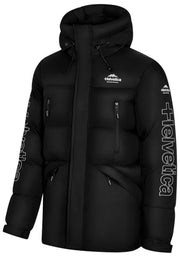 Helvetica Mountain Pioneers Parka à capuche Himalaya - Noir