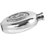 english-pewter-company-6oz-rampant-lion-round-disk-flask---silver-34473391