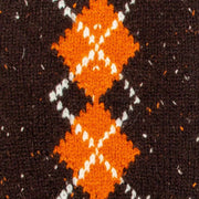 dents-argyle-marl-yarn-knitted-gloves---chocolate-brownpumpkin-orange-34477618