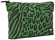 Roka Maida Vale Medium Cotton Canvas Pouch - Artichoke Green