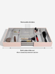 Stackers Makeup In-Drawer Organiser - Blush Pink