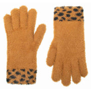 dents-spotted-feather-yarn-knitted-gloves---tan-beige-34477754
