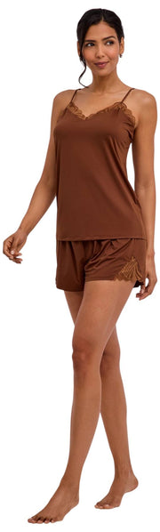 Haut de chemise Falke Delicate Touch - Deer Brown
