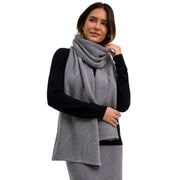 falke-ribbed-lambswool-scarf---grey-mel-34458961