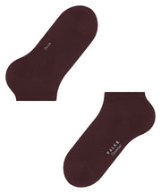 Falke Climawool Sneaker Socks - Burgundy