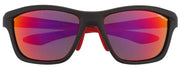 O'Neill High Wrap Sports Performance Sunglasses - Black/Red