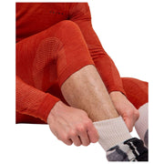 Collant 3/4 Falke Wool Technology Regular Fit - Chilli Red