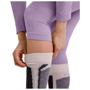 Collants 3/4 coupe régulière Falke Wool Technology - Lilas clair