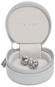 Boîte à bijoux de voyage Stackers Oyster - Gris galet