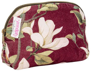 Trousse à maquillage en velours Serendipity Elie Beaumont - Magnolia Bordeaux