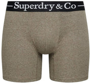 Superdry & Co Lot de trois boxers - Marron chiné/Marron grain/Tan chiné
