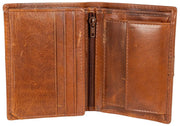 Dents Itchen Passcase Wallet - Cognac Brown
