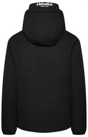 Helvetica Mountain Pioneers Veste coupe-vent à capuche Eyeblock - Noir