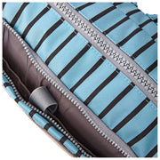 Petit sac de sport en toile recyclée Roka Gatwick - Rayure bleue