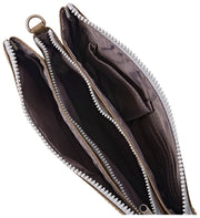 Roka Carnaby XL Recycled Canvas Crossbody Bag - Sea Spray Brown