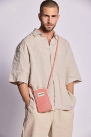 Sac pour téléphone Hindbag Bill - Rayures rouges
