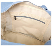 Sac fourre-tout moyen en toile de coton Roka Sloane - Bleu aviation