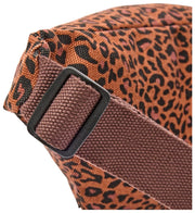 Roka Mill Hill Cotton Canvas Bum Bag - Mini Leopard Brown
