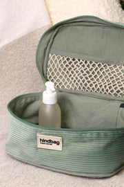 Hindbag Gaspard Vanity Bag - Velours Vert Menthe