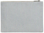 Pochette Zippée Hindbag Ema Medium - Rayures Bleues