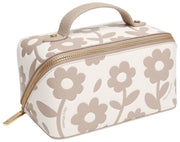 Alice Wheeler London Mini valise à motif floral - Beige pierre