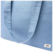 Sac fourre-tout moyen en toile de coton Roka Sloane - Bleu aviation
